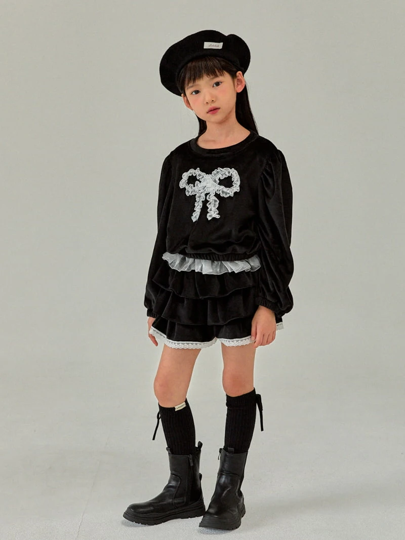 A-Market - Korean Children Fashion - #kidzfashiontrend - Mink Ribbon Tee - 2