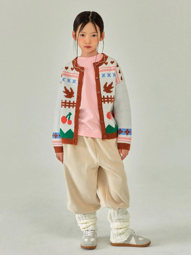 A-Market - Korean Children Fashion - #kidzfashiontrend - Cherry Knit Cardigan - 11