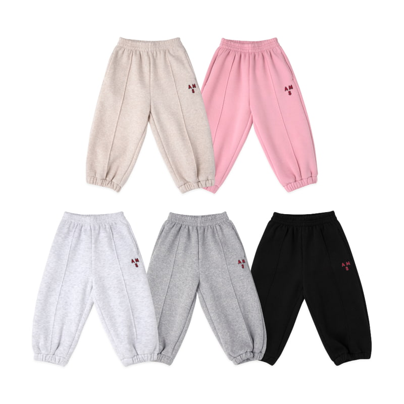 A-Market - Korean Children Fashion - #littlefashionista - Fleece Classic Training Pants with Mom