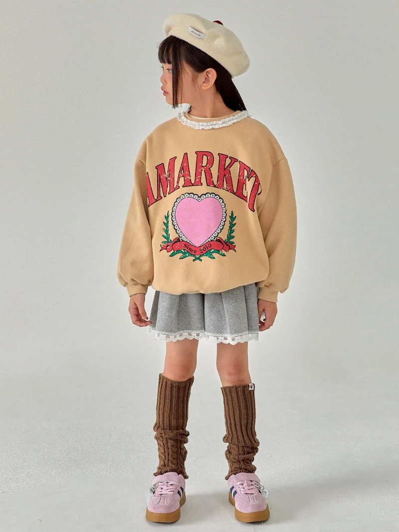 A-Market - Korean Children Fashion - #littlefashionista - Heart Sweatshirts - 5