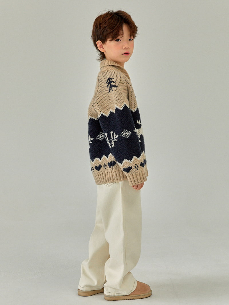 A-Market - Korean Children Fashion - #magicofchildhood - A Bear Knit Cardigan - 10