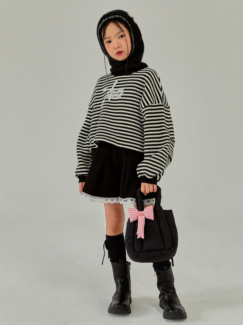 A-Market - Korean Children Fashion - #magicofchildhood - Macaron Stripe Sweatshirts - 8