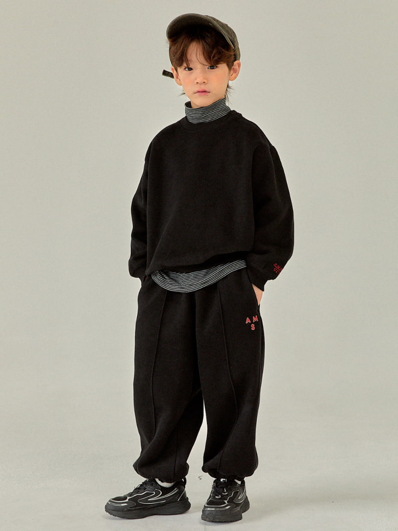 A-Market - Korean Children Fashion - #minifashionista - Fleece Classic Training Pants with Mom - 3