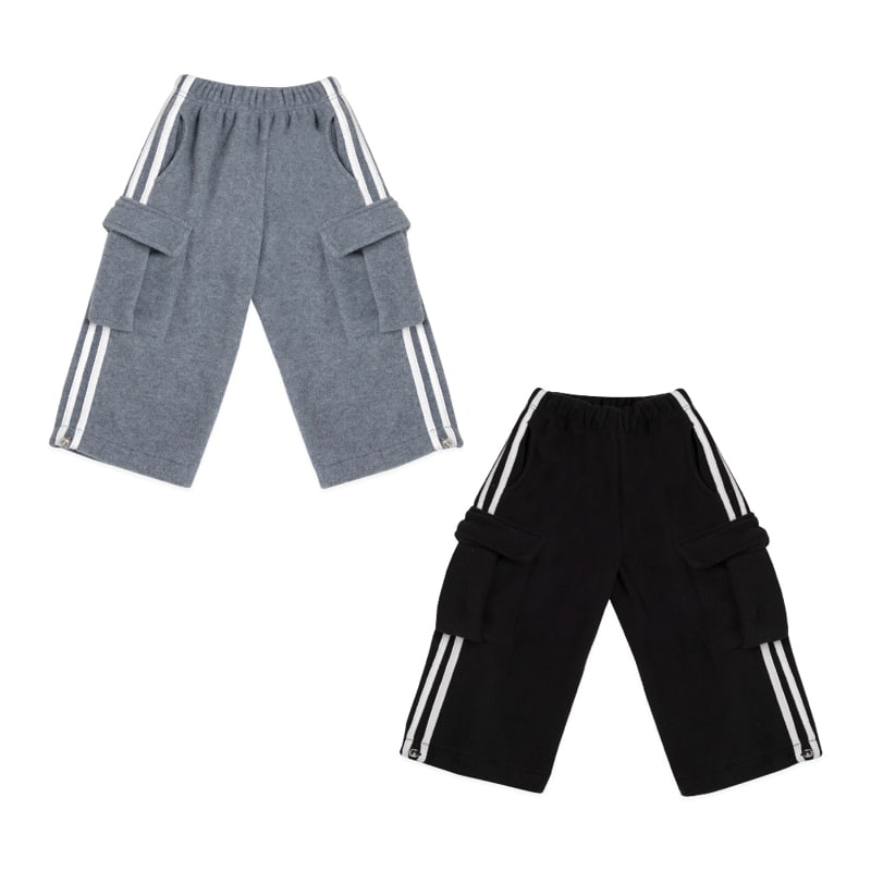 A-Market - Korean Children Fashion - #minifashionista - Fleece Line Pants