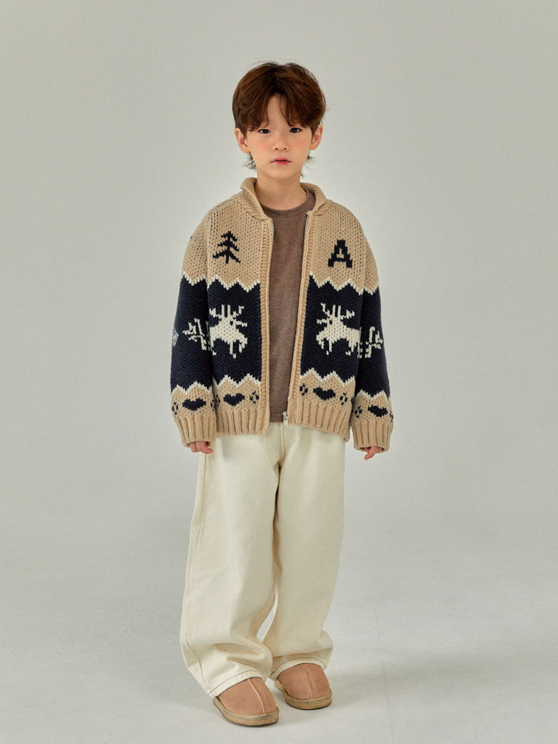 A-Market - Korean Children Fashion - #minifashionista - A Bear Knit Cardigan - 11