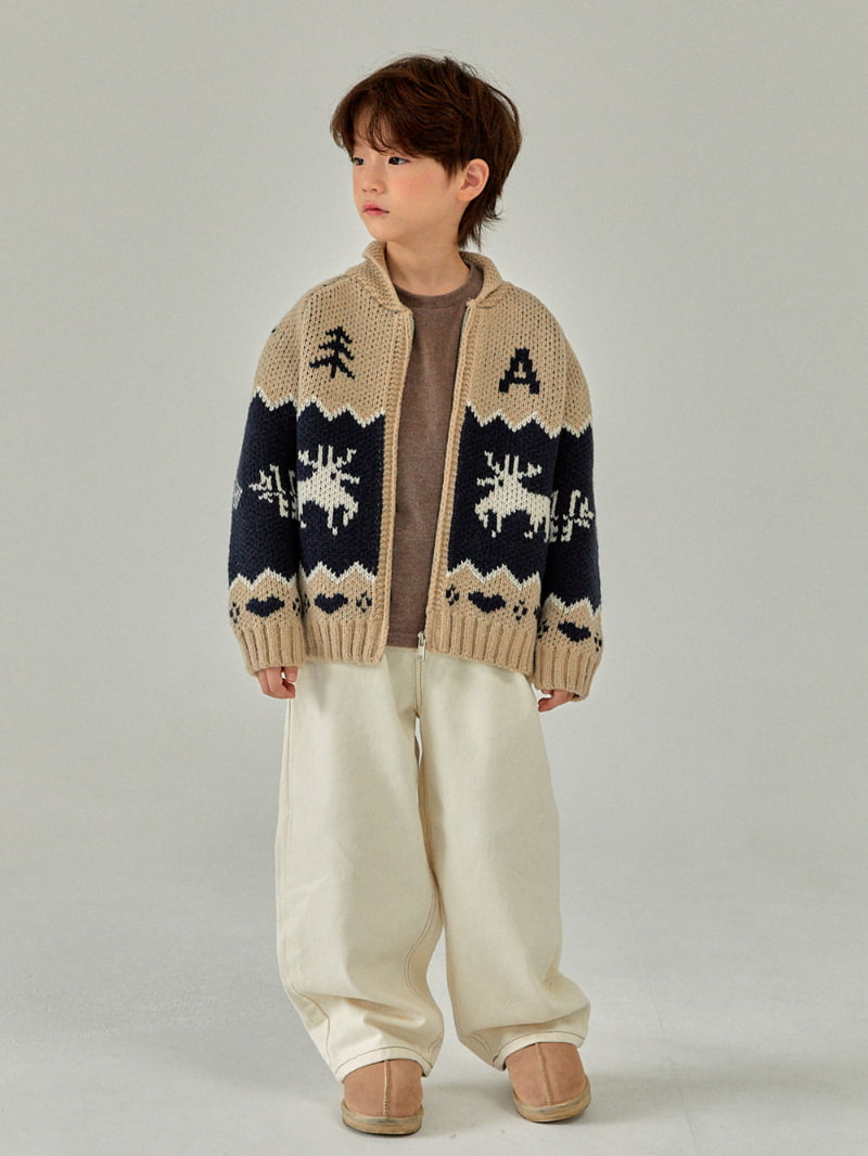 A-Market - Korean Children Fashion - #minifashionista - Stitch Cotton Pants - 10