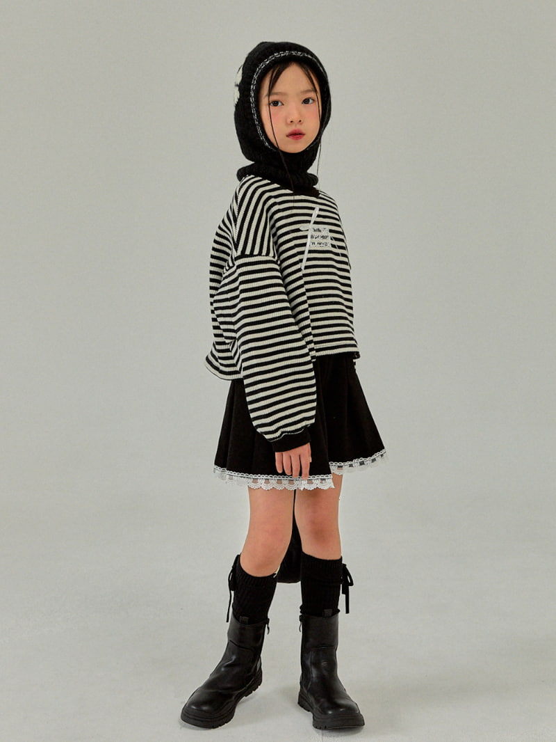 A-Market - Korean Children Fashion - #minifashionista - Macaron Stripe Sweatshirts - 9