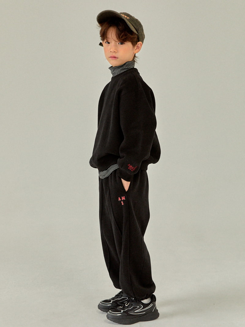 A-Market - Korean Children Fashion - #minifashionista - Fleece Classic Training Pants with Mom - 4