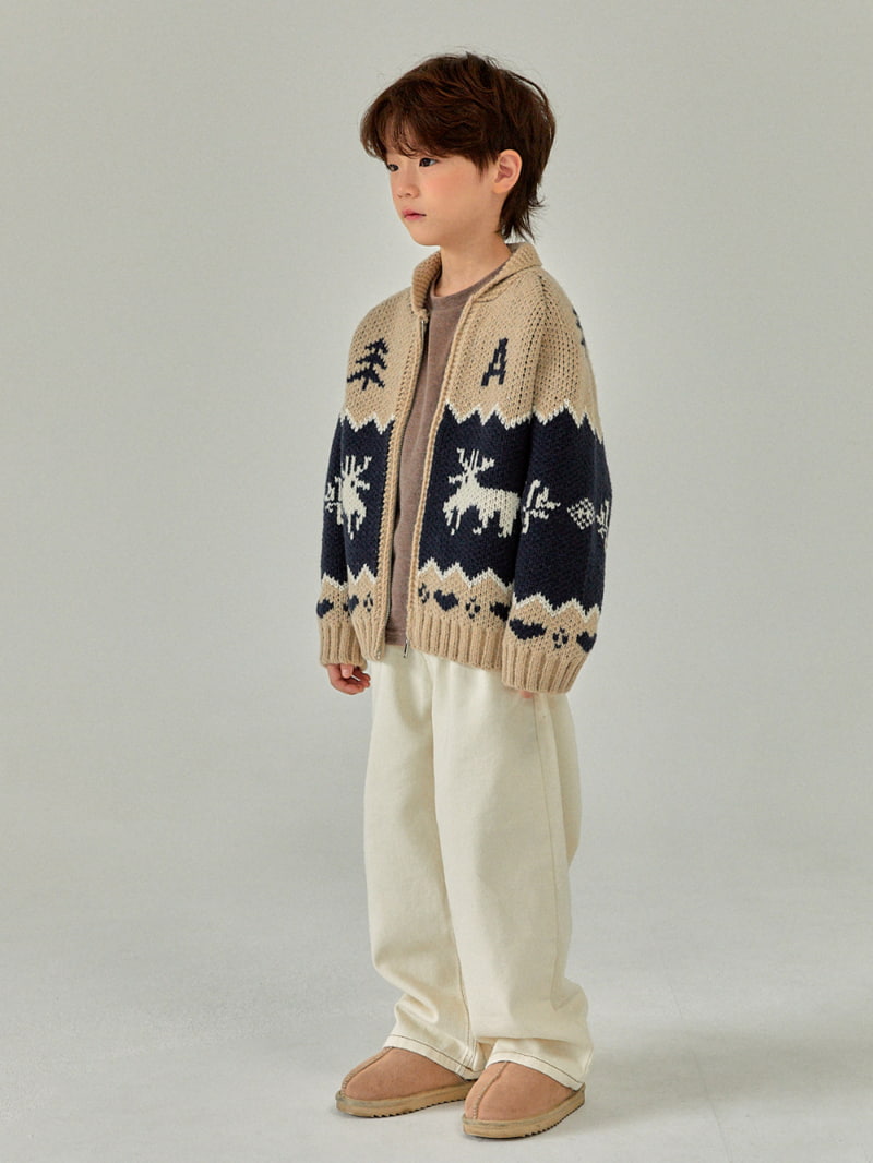 A-Market - Korean Children Fashion - #prettylittlegirls - A Bear Knit Cardigan - 12