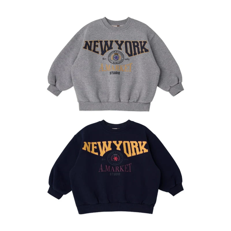 A-Market - Korean Children Fashion - #prettylittlegirls - New York Sweatshirts