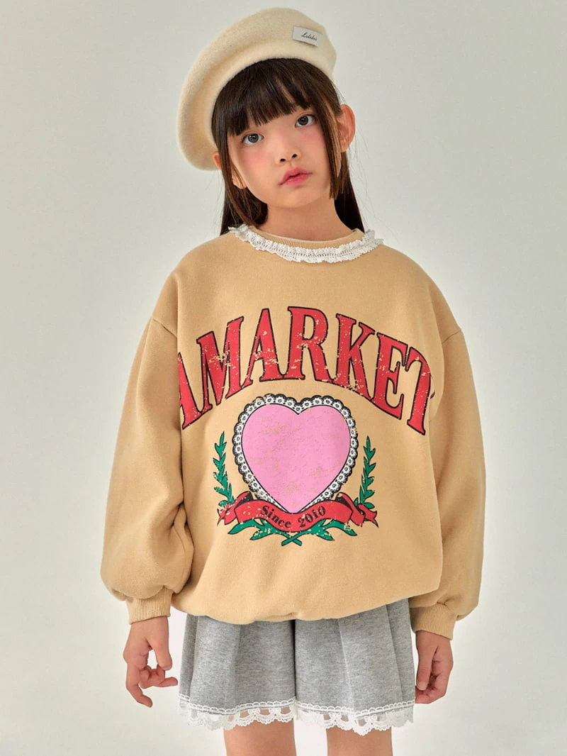 A-Market - Korean Children Fashion - #prettylittlegirls - Heart Sweatshirts - 8