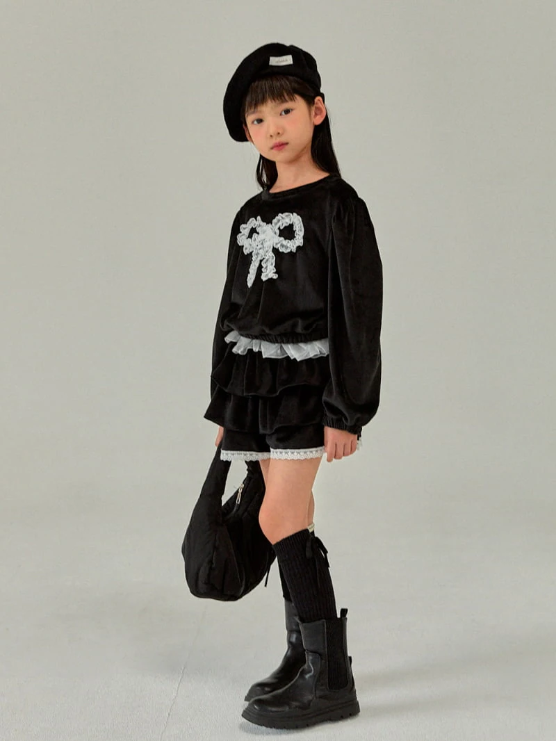 A-Market - Korean Children Fashion - #prettylittlegirls - Mink Ribbon Tee - 7