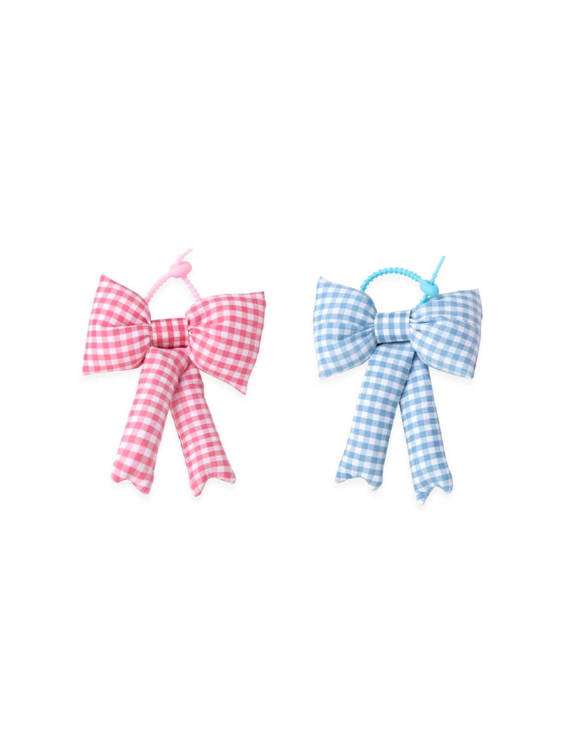 A-Market - Korean Children Fashion - #prettylittlegirls - Check Ribbon Keyring