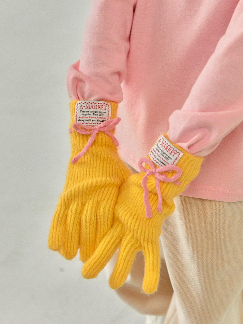 A-Market - Korean Children Fashion - #prettylittlegirls - Ribbon Gloves - 11