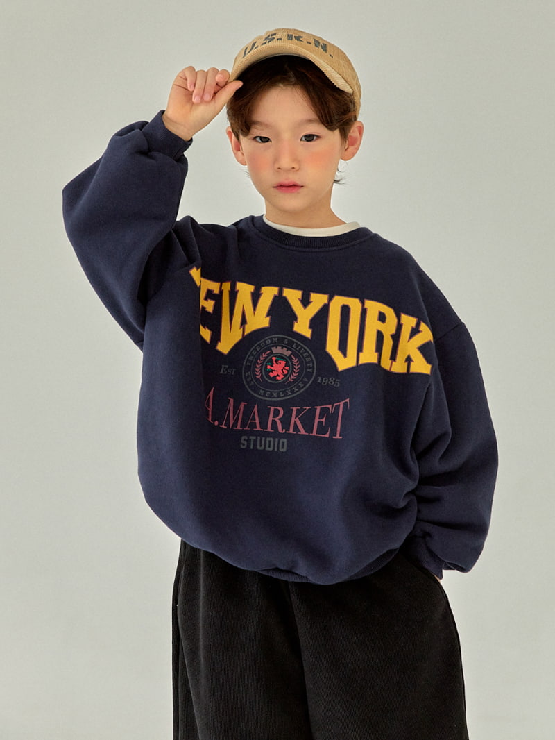 A-Market - Korean Children Fashion - #toddlerclothing - New York Sweatshirts - 3