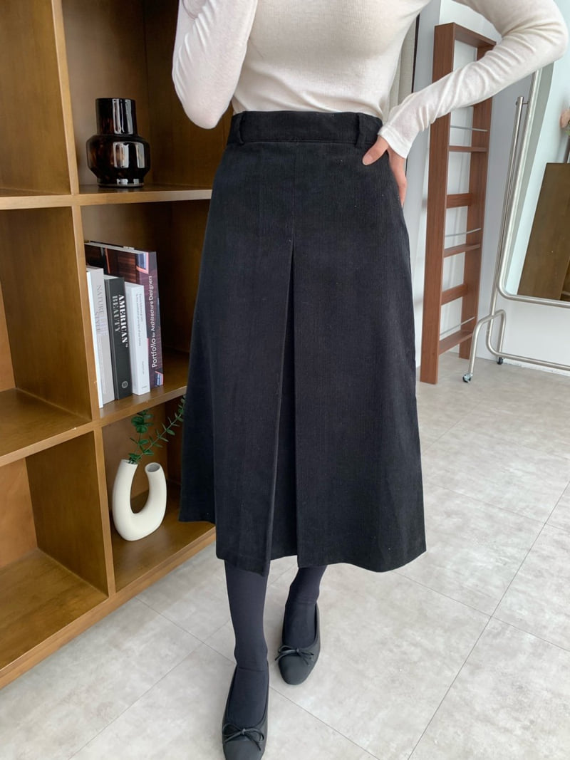 Allu - Korean Women Fashion - #womensfashion - Mue Corduroy Skirt - 4