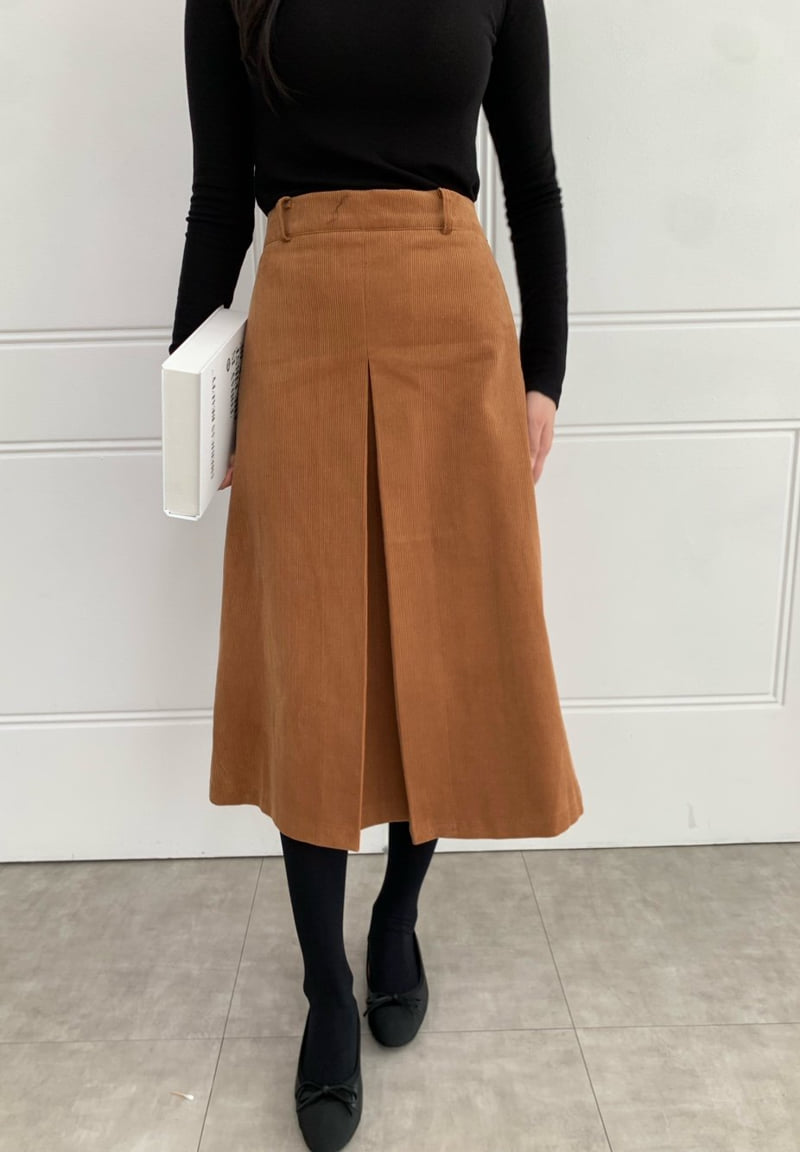 Allu - Korean Women Fashion - #momslook - Mue Corduroy Skirt - 6