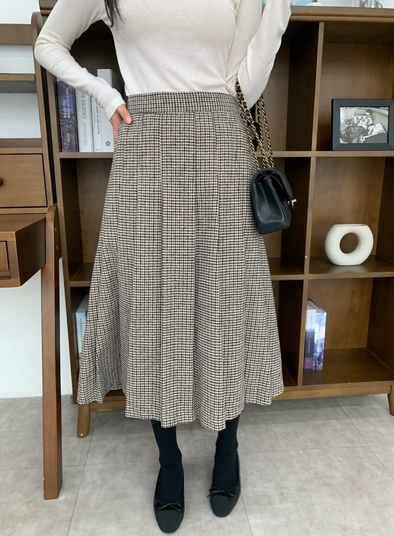 Allu - Korean Women Fashion - #momslook - Hound Pleats Skirt