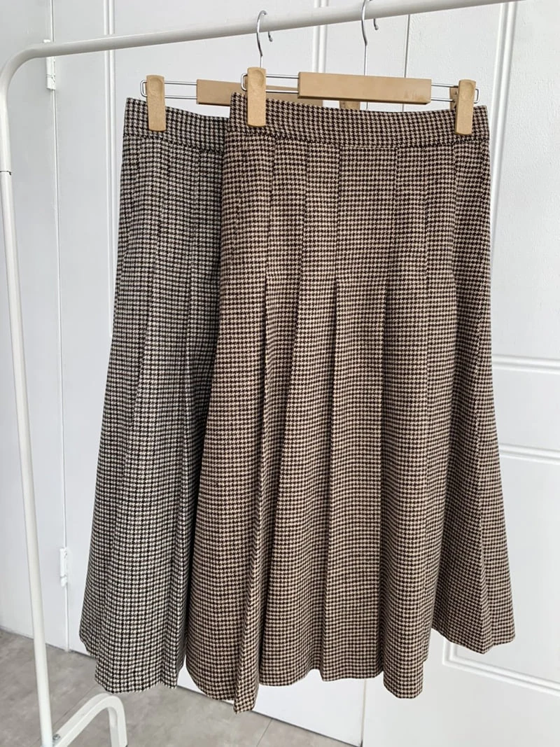 Allu - Korean Women Fashion - #momslook - Hound Pleats Skirt - 9