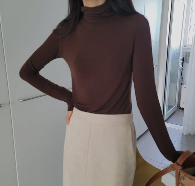 Allu - Korean Women Fashion - #momslook - Wool Turtleneck Tee