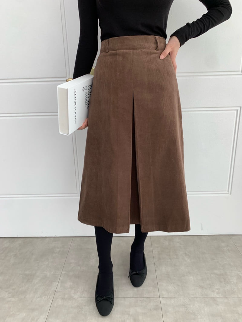 Allu - Korean Women Fashion - #womensfashion - Mue Corduroy Skirt - 3