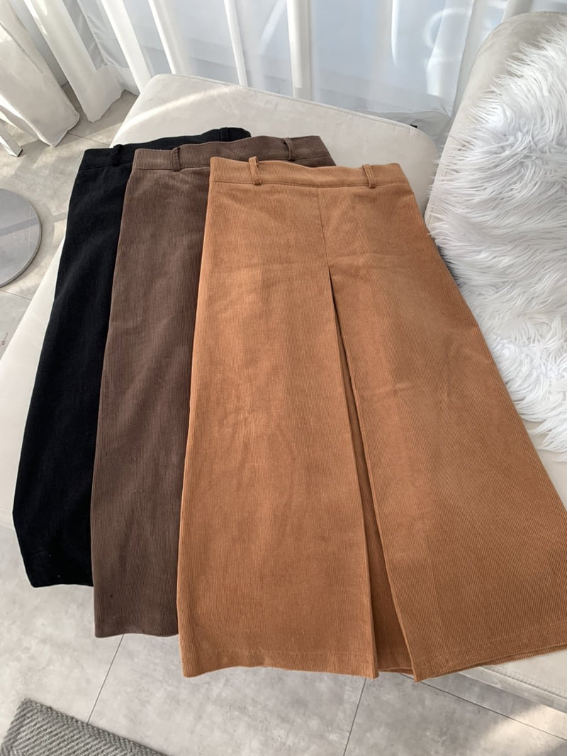 Allu - Korean Women Fashion - #womensfashion - Mue Corduroy Skirt - 9