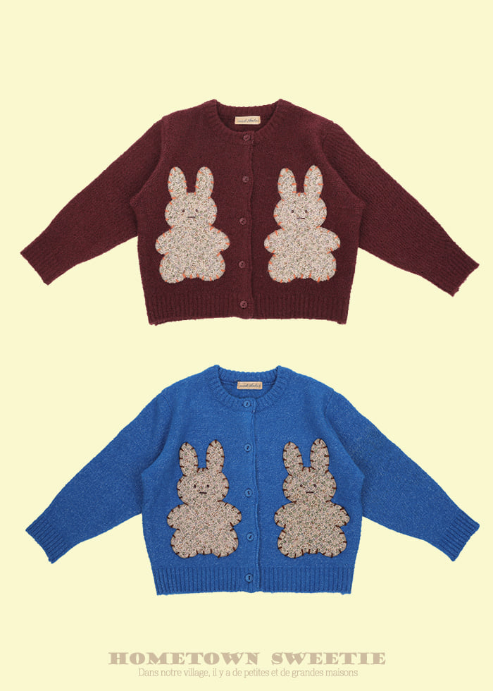 Amber - Korean Children Fashion - #childofig - Rabbit Knit Cardigan