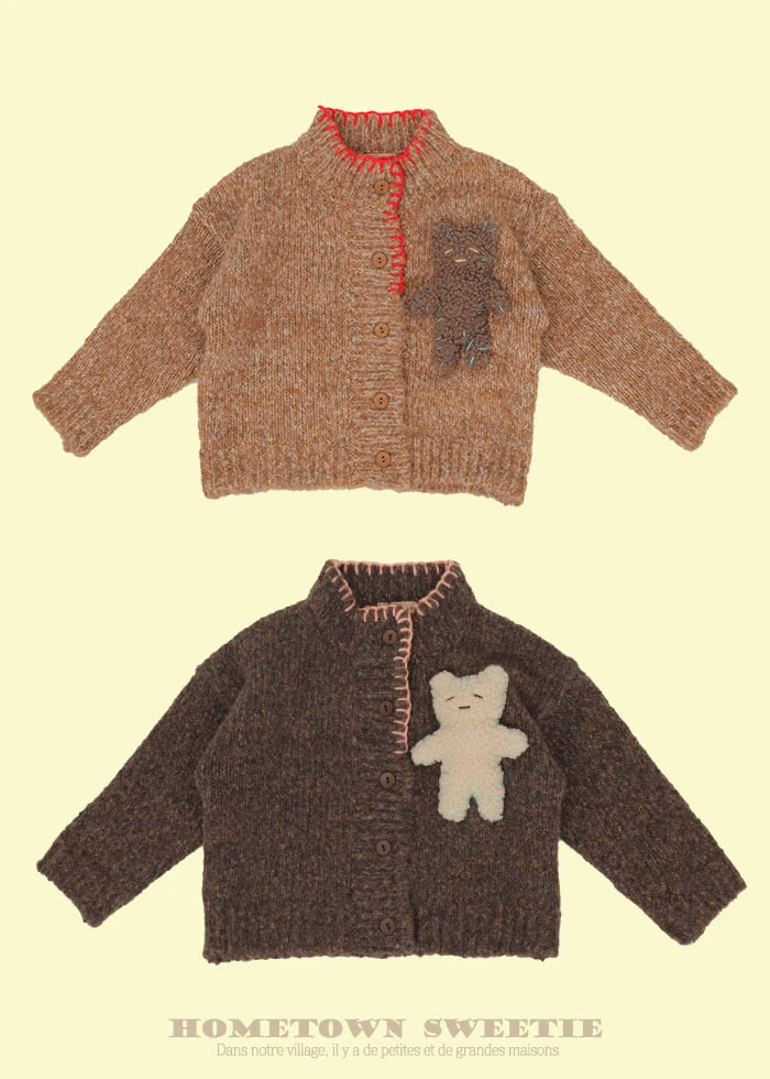 Amber - Korean Children Fashion - #childofig - Dudu Knit Cardigan