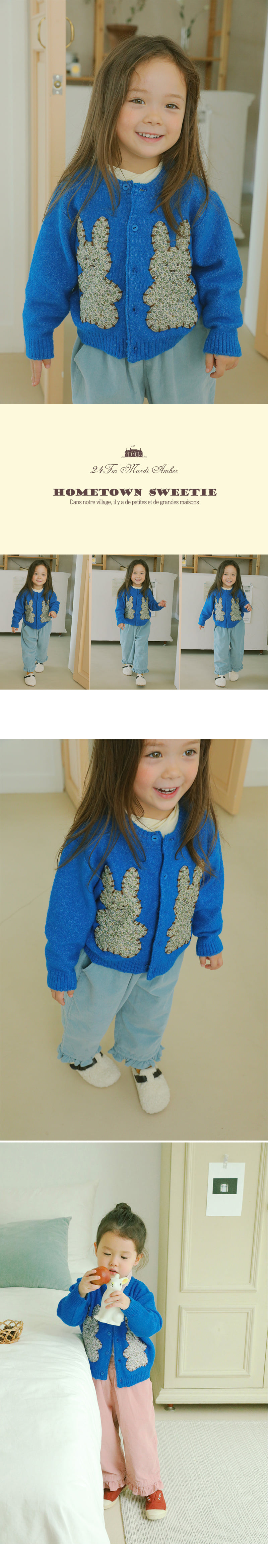 Amber - Korean Children Fashion - #childrensboutique - Rabbit Knit Cardigan - 2