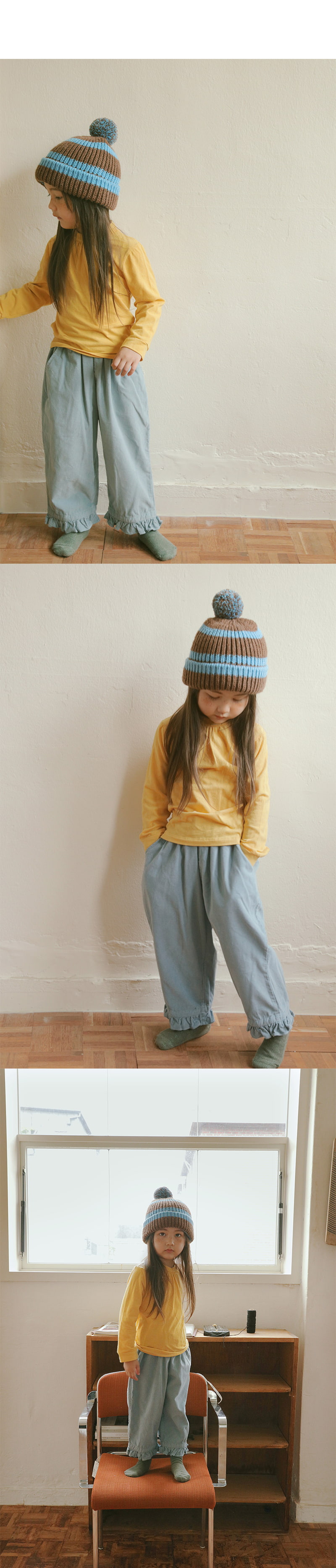 Amber - Korean Children Fashion - #kidsstore - Corduroy Frill Pants - 4