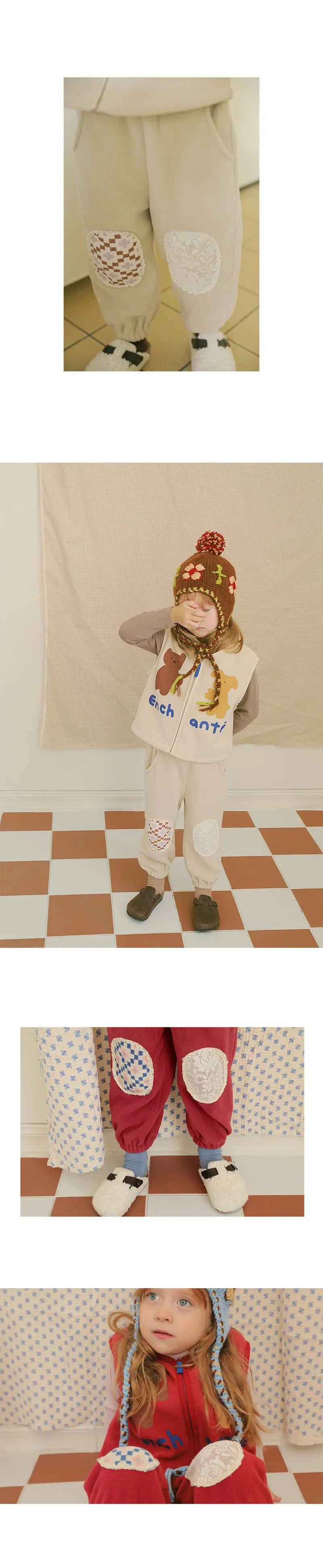 Amber - Korean Children Fashion - #littlefashionista - Camel Jogger Pants - 3