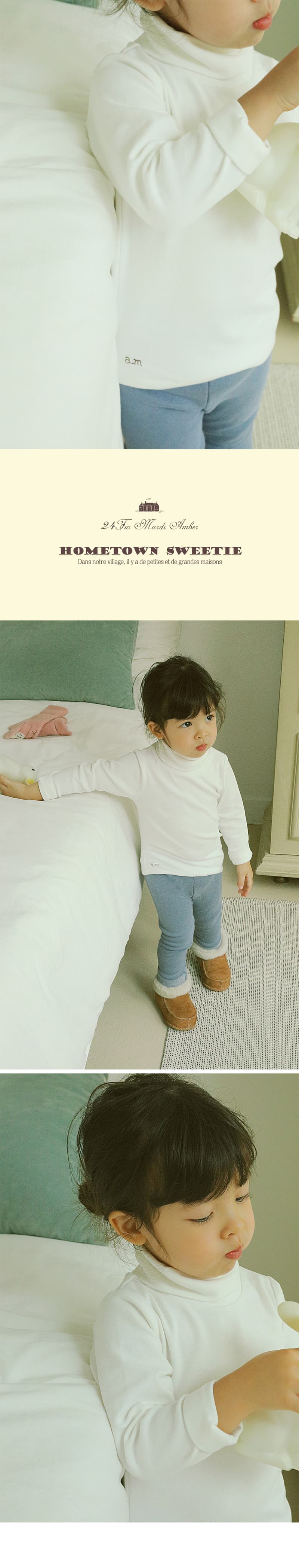 Amber - Korean Children Fashion - #minifashionista - Macaron Turtleneck Tee - 2