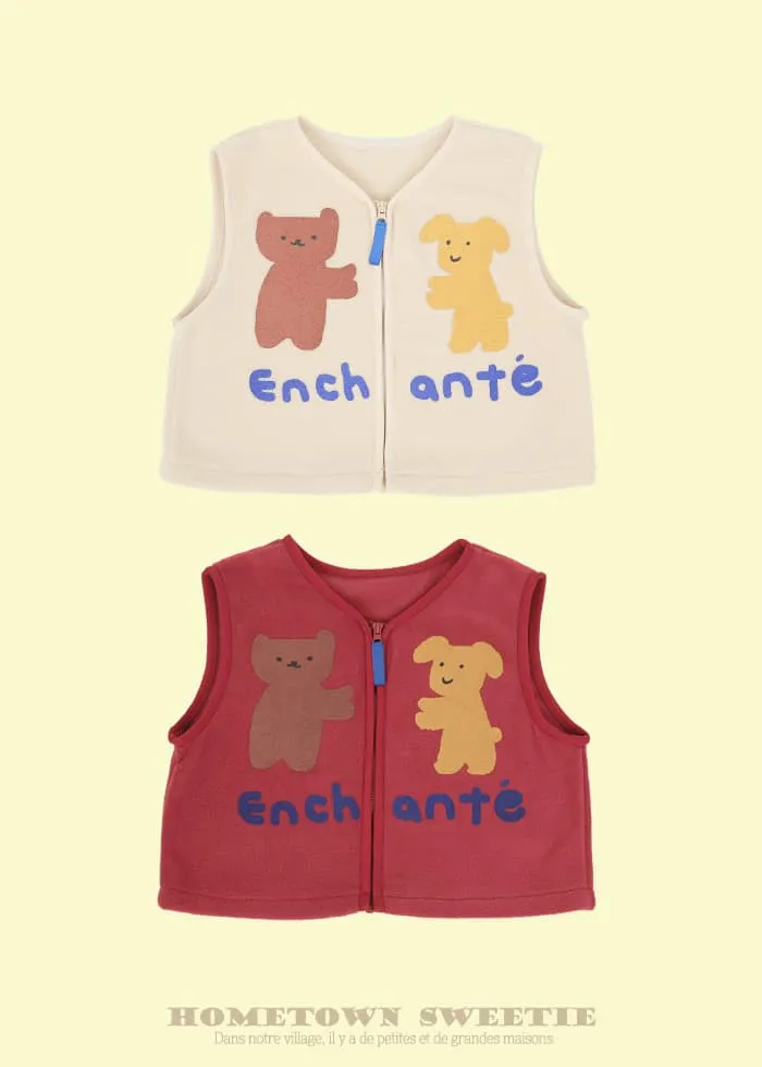 Amber - Korean Children Fashion - #prettylittlegirls - Cozy Zip-up Vest