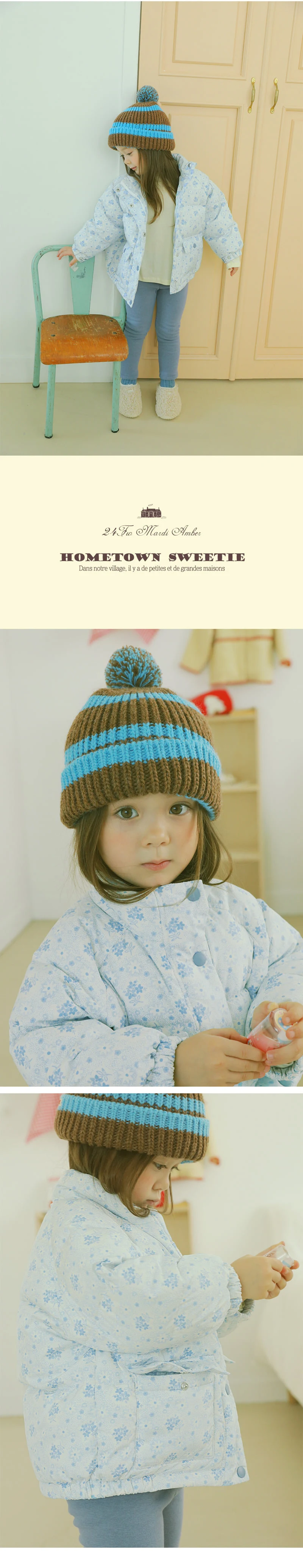 Amber - Korean Children Fashion - #stylishchildhood - Clue Padding Jumper - 2