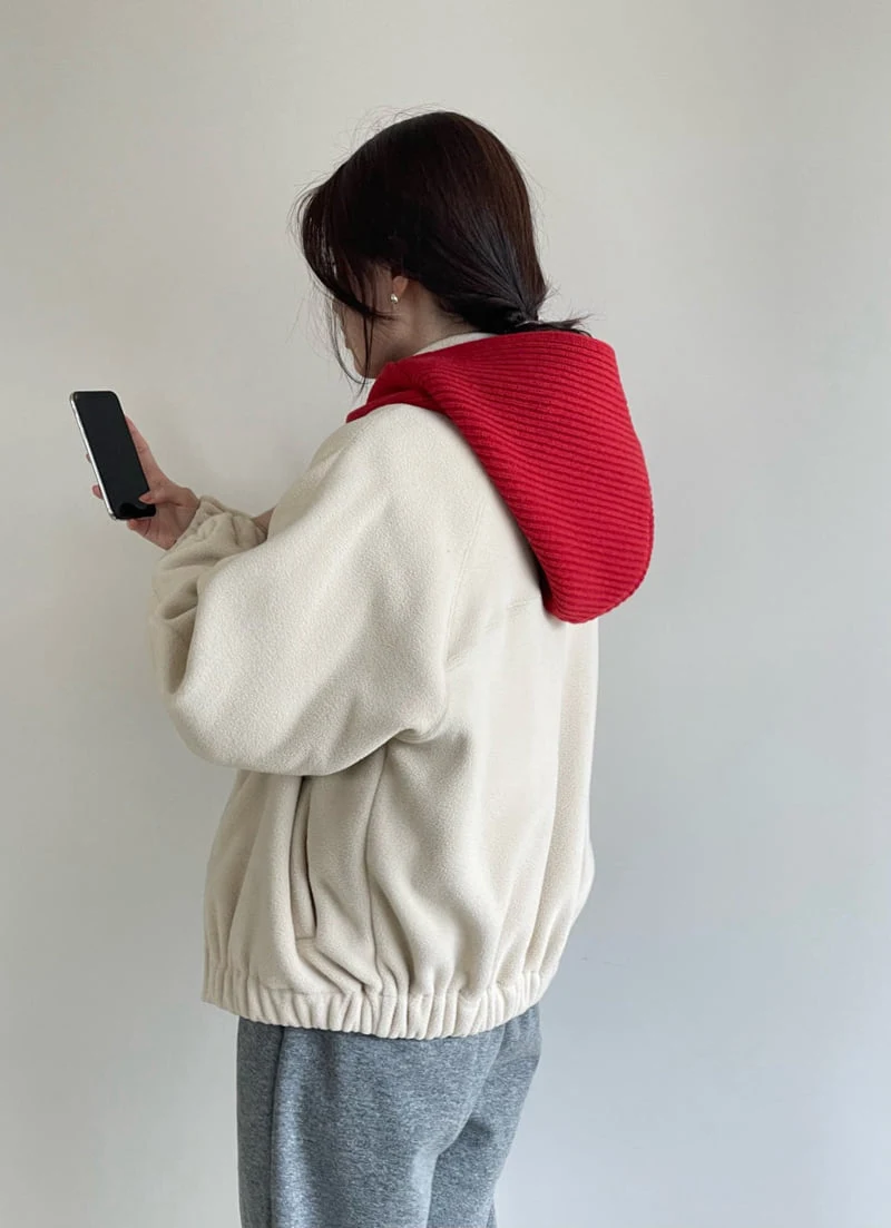 Amygrace - Korean Women Fashion - #momslook - Hood Muffler - 8