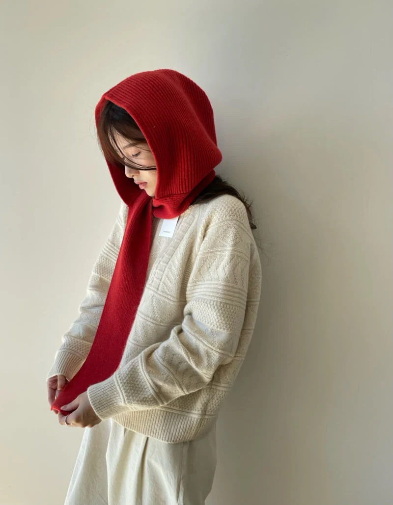 Amygrace - Korean Women Fashion - #womensfashion - Hood Muffler - 9