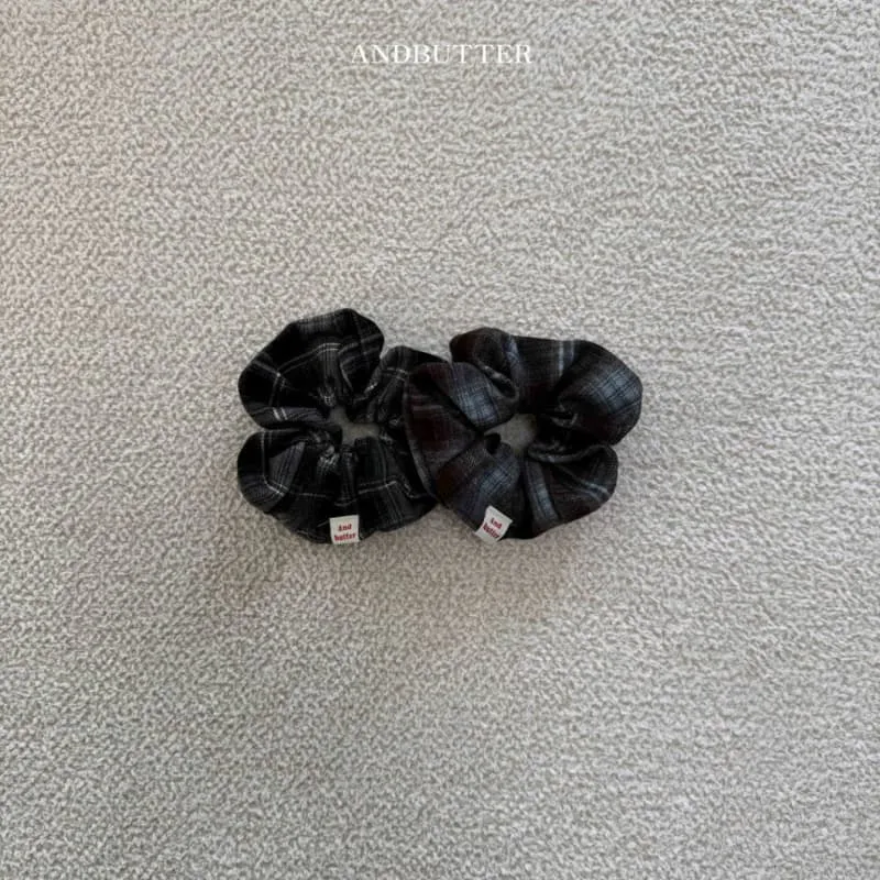 Andbutter - Korean Children Fashion - #Kfashion4kids - Two-tone Scrunchie