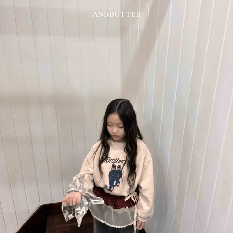 Andbutter - Korean Children Fashion - #Kfashion4kids - Brother Sweatshirt - 5