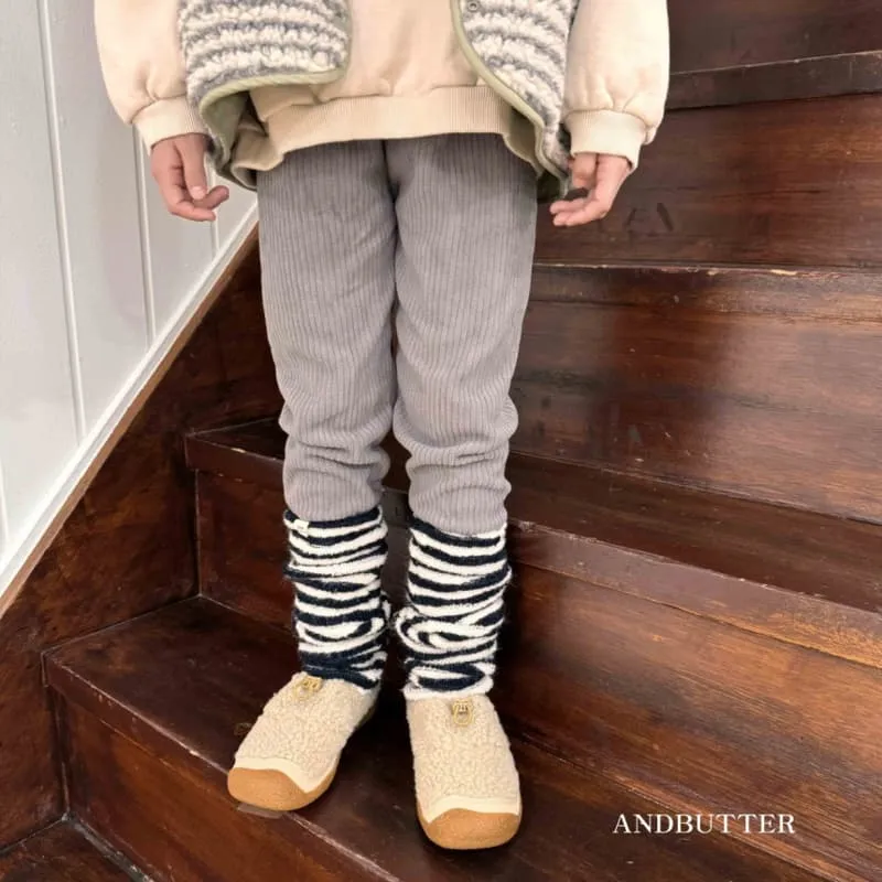 Andbutter - Korean Children Fashion - #Kfashion4kids - Soft Leg Warmer - 5