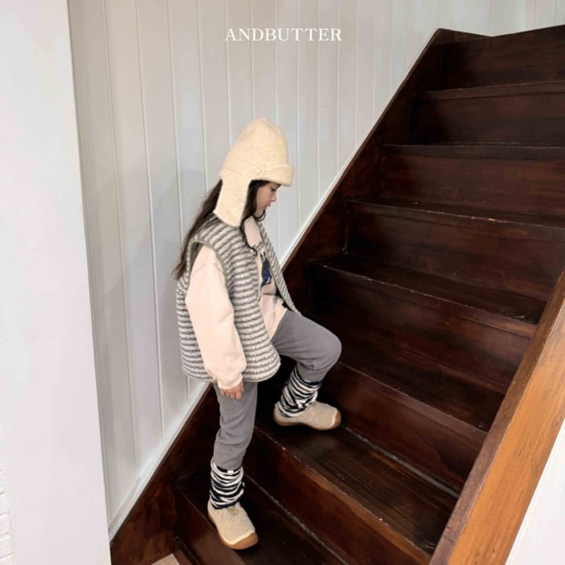 Andbutter - Korean Children Fashion - #Kfashion4kids - Like Ribbed Pants - 8