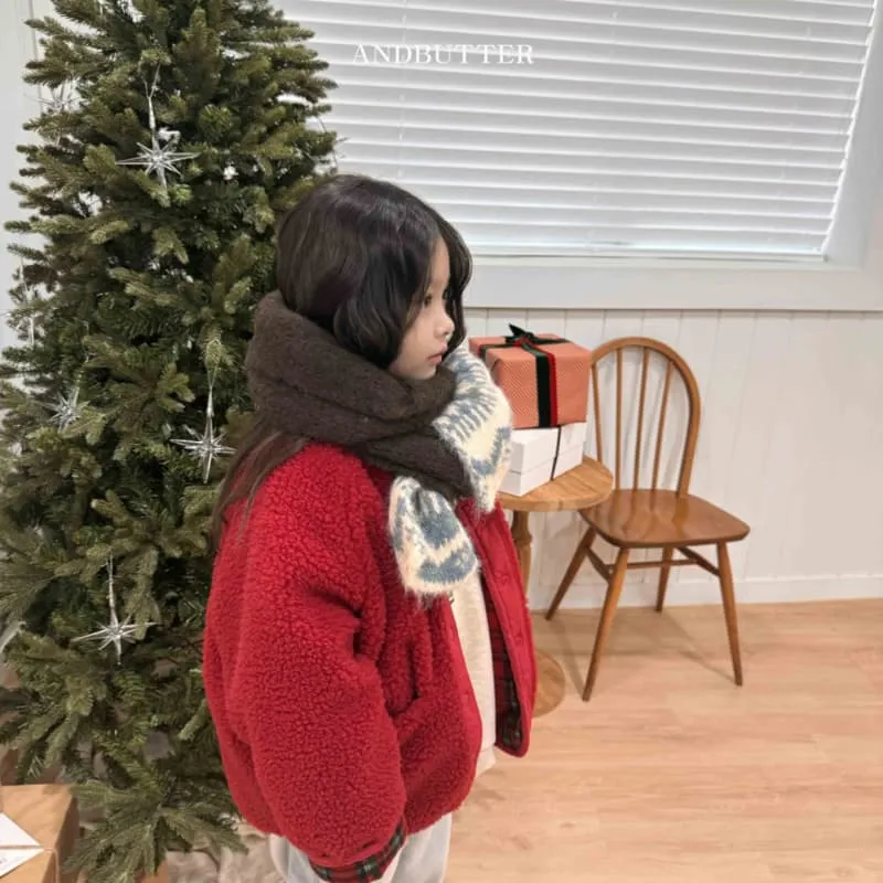 Andbutter - Korean Children Fashion - #childofig - Nordic Muffler - 2