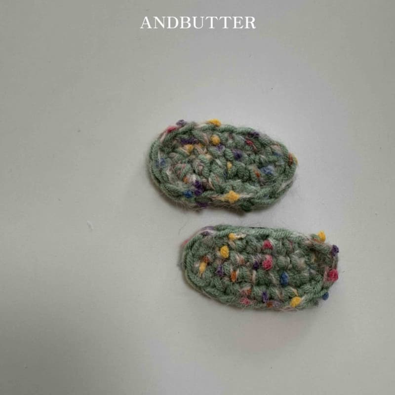 Andbutter - Korean Children Fashion - #childofig - Mix Knit Hairpin - 11