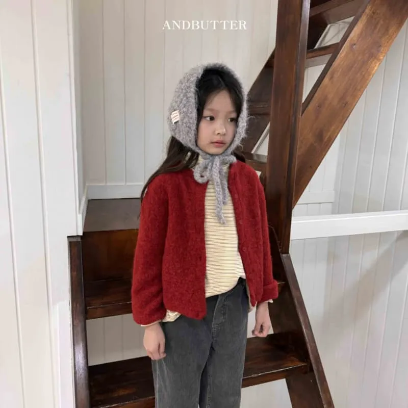 Andbutter - Korean Children Fashion - #designkidswear - Cozy Cardigan - 10