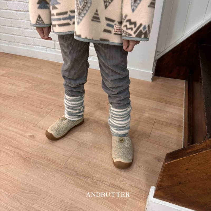 Andbutter - Korean Children Fashion - #designkidswear - Like Ribbed Pants - 2