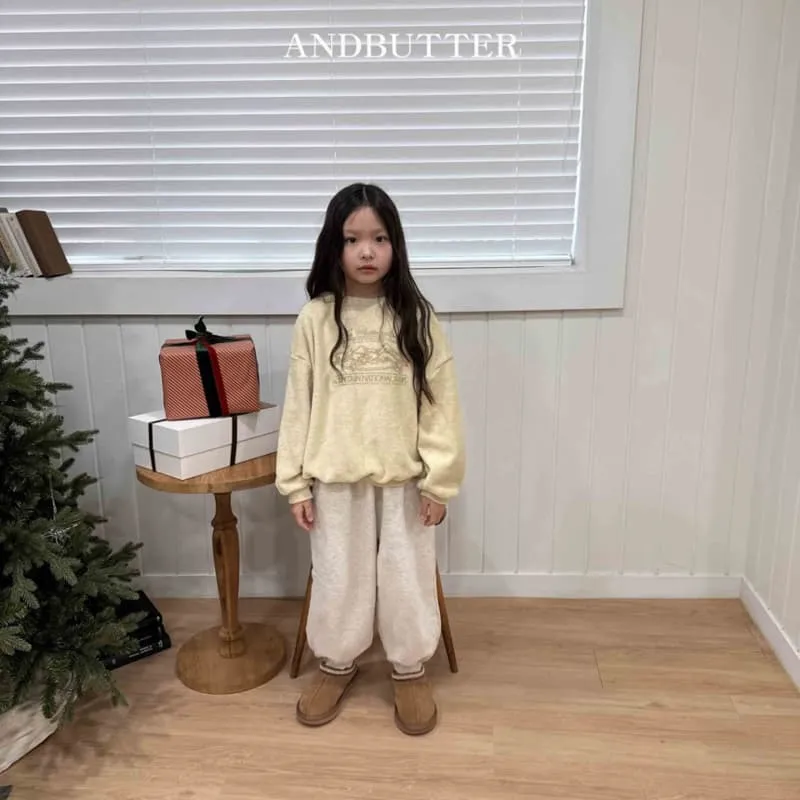 Andbutter - Korean Children Fashion - #discoveringself - Winter Terry Sweatshirt - 9