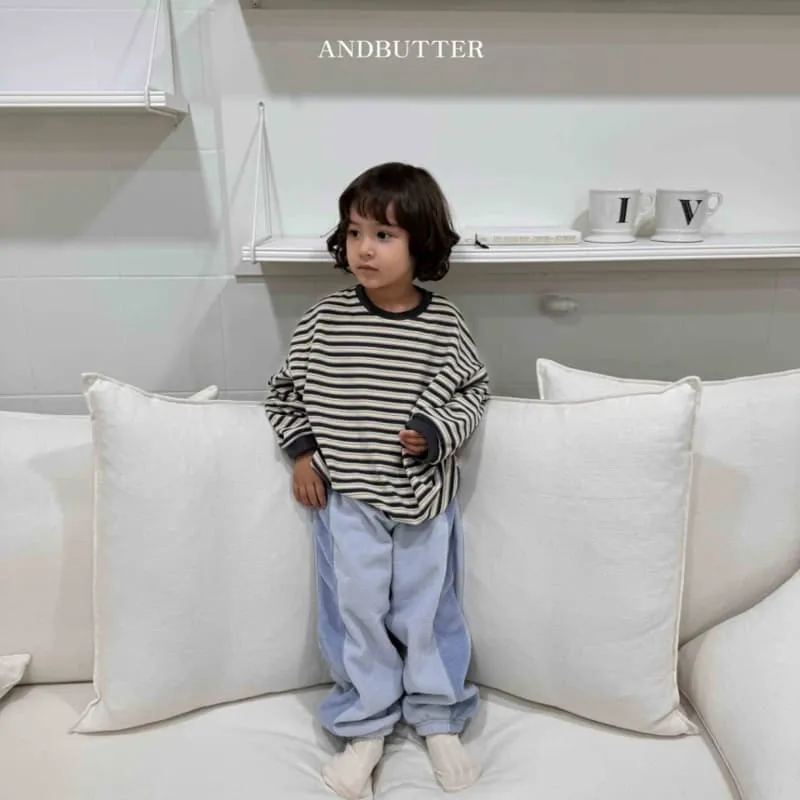 Andbutter - Korean Children Fashion - #discoveringself - Soft Striped Tee  - 10