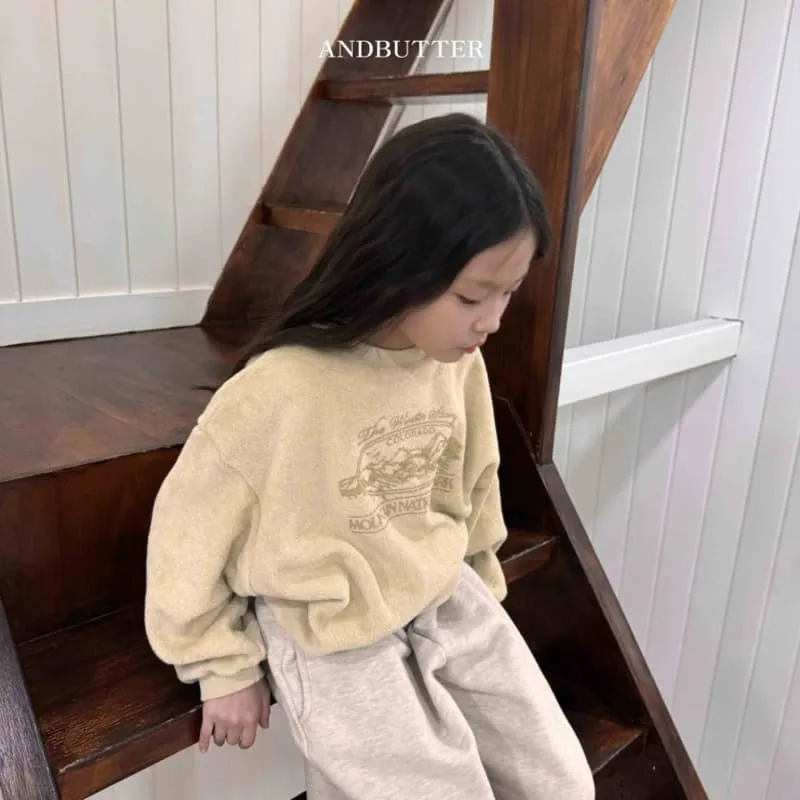 Andbutter - Korean Children Fashion - #fashionkids - Winter Terry Sweatshirt - 10