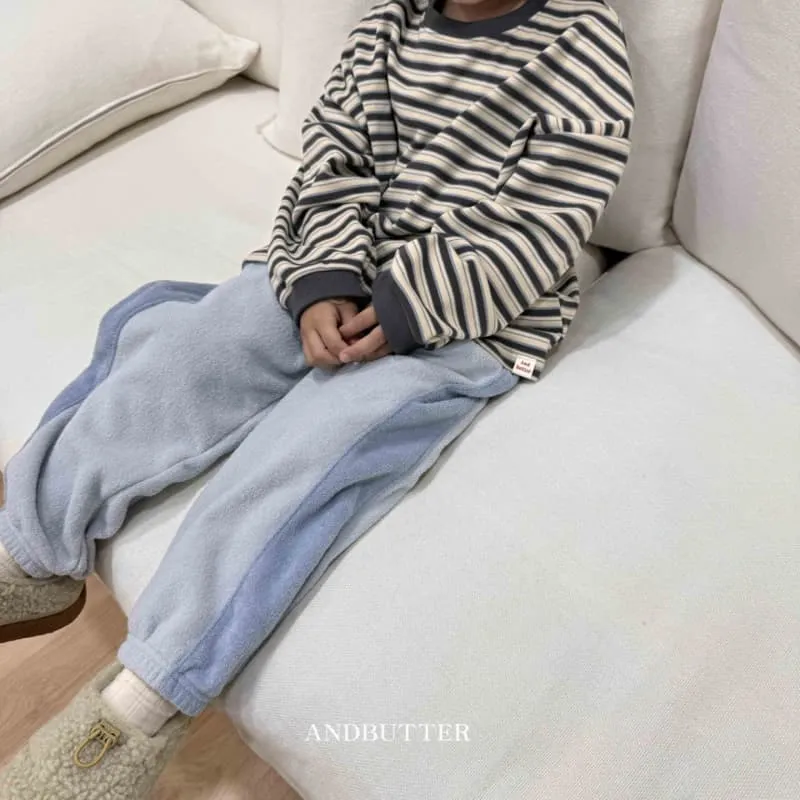 Andbutter - Korean Children Fashion - #fashionkids - Soft Striped Tee  - 11