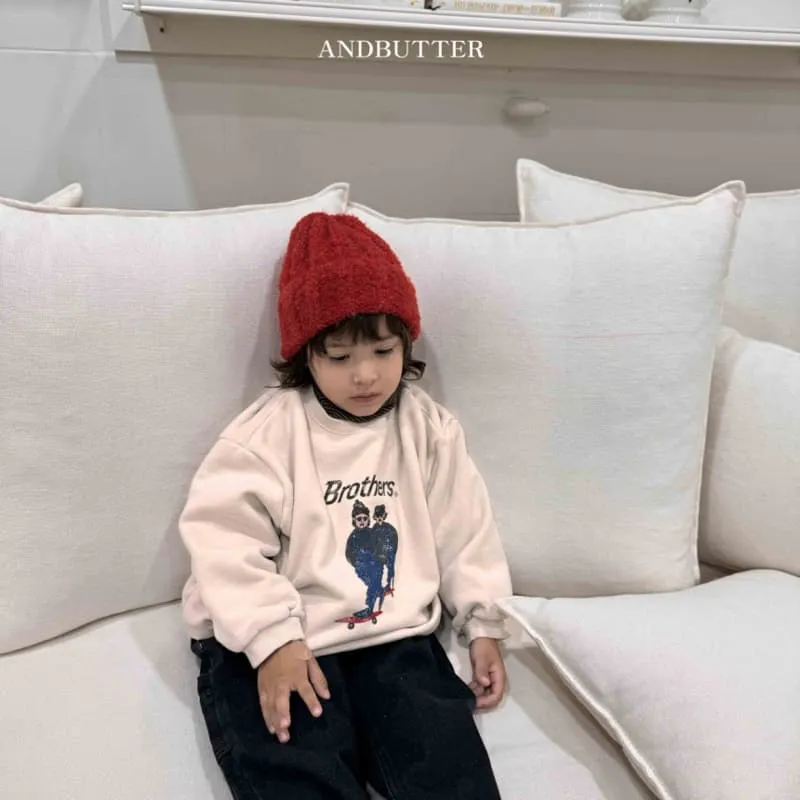 Andbutter - Korean Children Fashion - #kidsstore - Brother Sweatshirt - 3