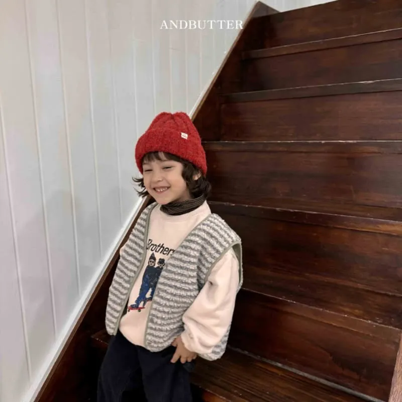 Andbutter - Korean Children Fashion - #kidsstore - Brother Sweatshirt - 4